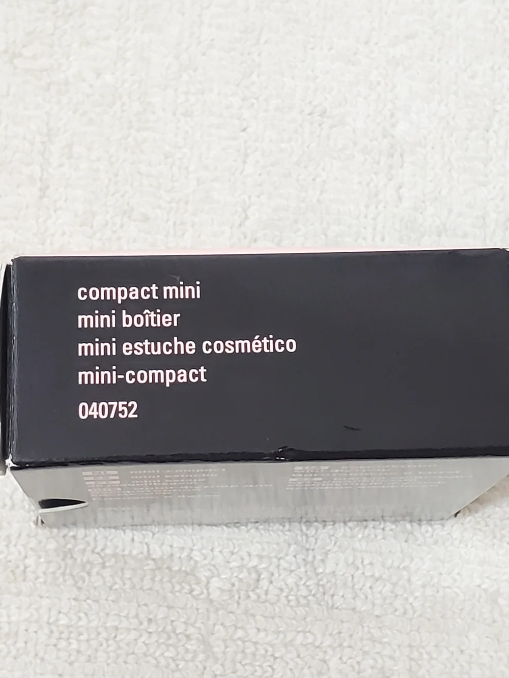Mary Kay Compact Mini 040752 Unfilled Black Case w/Mirror Refillable NIB Women